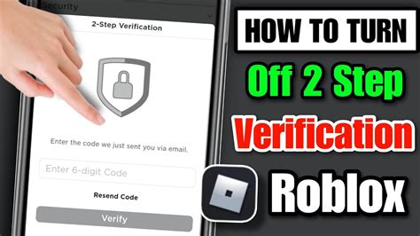 How To Turn Off 2 Step Verification Roblox 2023 Roblox 2 Step