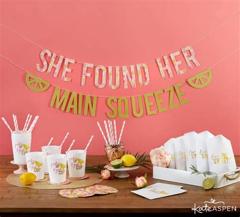 She Found Her Main Squeeze Party Kit Summer Bachelorette Party Ideas