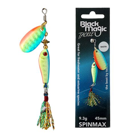 Black Magic Spinmax Spinner Lure 93g Rasta Ebay