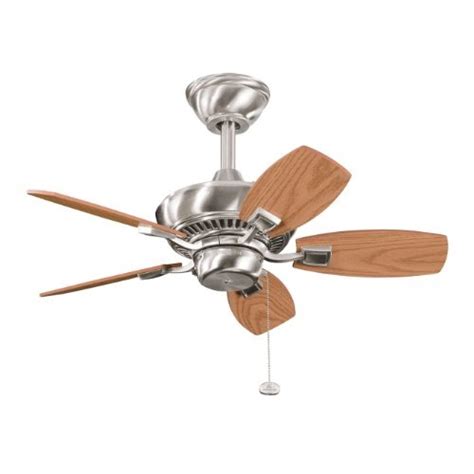 Choose from the small ceiling fans from 30 to 39. Kichler Lighting 300103BSS Canfield 30-Inch Ceiling Fan ...