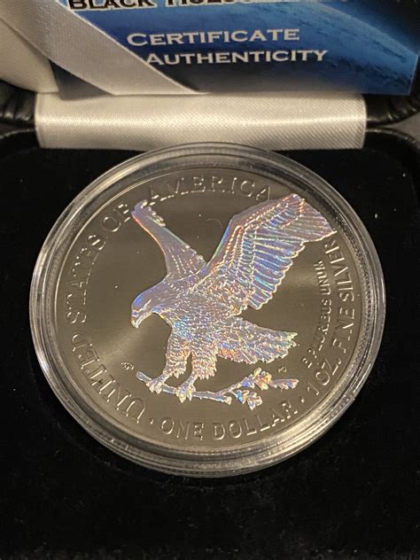 Usa 1 Dollar 2021 American Silver Silber Eagle Hologramm Edition Mit