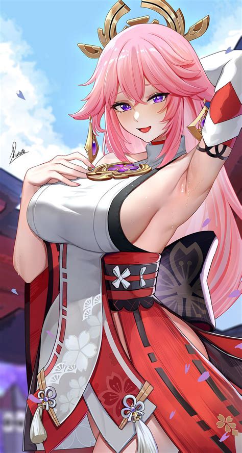 Yae Miko R Animearmpits