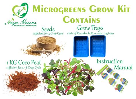 Microgreens Grow Kit Premium Nayagreen