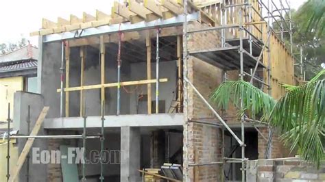 Time Lapse Residential Construction Of A House Being Built By Eon Fx
