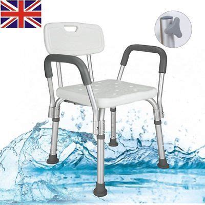 Best shower chairs and shower benches 2021. Bath Shower Seat Stool Chair Adjustable Height Mobility ...