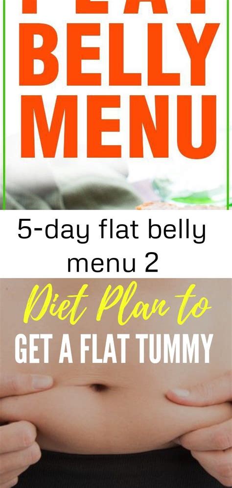 5day Belly Flat Menu 5 Day Flat Belly Menu Delicious And Healthy