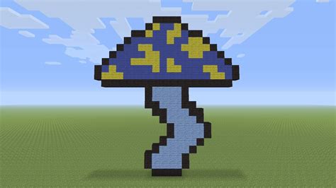 Minecraft Pixel Art Trippy Mushroom Minecraft Pixel Art Pixel Art
