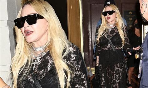 Madonna Puts On A Show Stopping Display As She Flashes Her Bra And Underwear The Latest