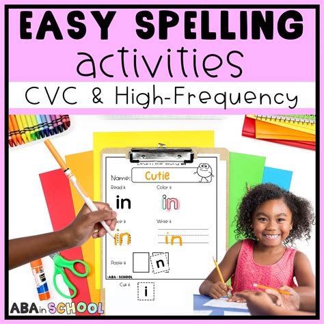 Easy Spelling Practice Activities