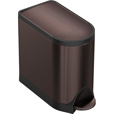 They are reliable and durable. simplehuman CW2043 2.6 Gallon / 10 Liter Dark Bronze ...
