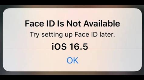 How To Fix Face Id Not Working On Iphone In Ios 165 Face Id Not Available Youtube