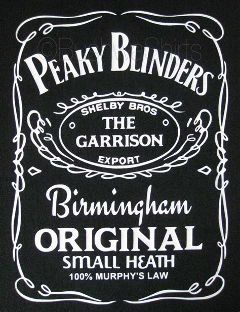 Peaky Blinders The Garrison Inspired T Shirt Top Mens 100