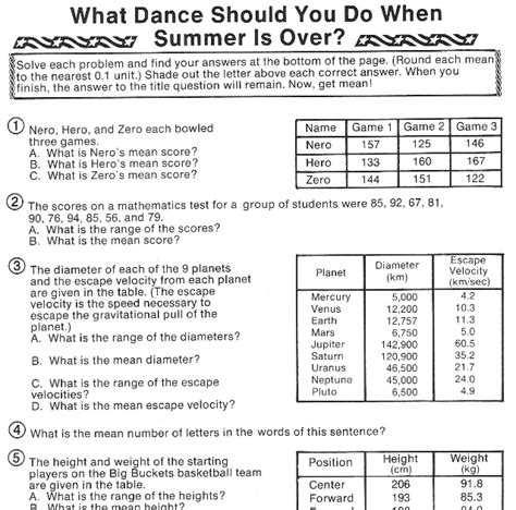 A measure of central tendency is a single value that attempts to describe a set of data by identifying the central position within that set of data. 35 Measure Of Central Tendency Worksheet - Worksheet ...