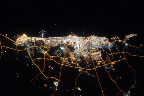 City Of Dubai At Night United Arab Emirates Image Of The Day