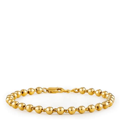 22ct Gold Bead Bracelet £10200000 Sku26703 Purejewels