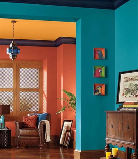 Small Nail Spa Salon Interior Design | Living room orange, Teal living