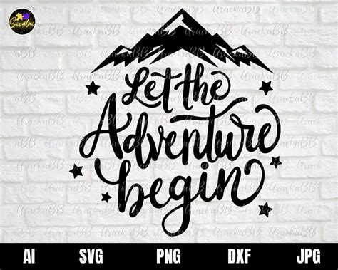 Let The Adventure Begin Svg Adventure Svg Camping Svg Etsy