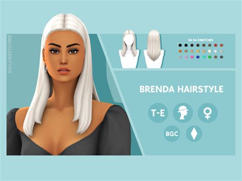 Brenda Hairstyle By Simcelebrity00 The Sims Resource Sims 4 Hairs