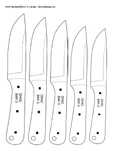 Kitchen knives, boning knives, fillet knife, working knife, drop point. DIY Knifemaker's Info Center: Knife Patterns III
