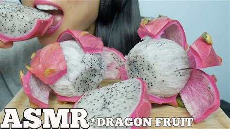 Asmr Dragon Fruit Eating Sounds No Talking Sas Asmr Youtube