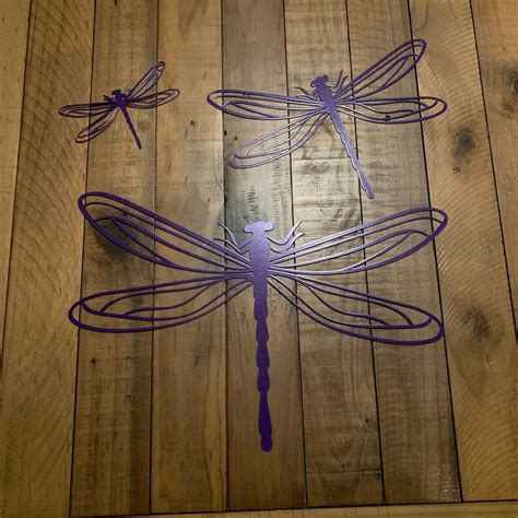 Dragonfly Metal Sign Dragonfly Sign Kids Bedroom Decor Etsy