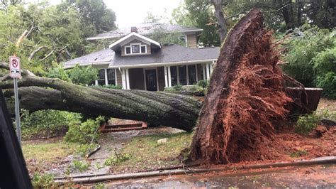 Hurricane Michael Destruction Winds Cause Damage Across North Carolina