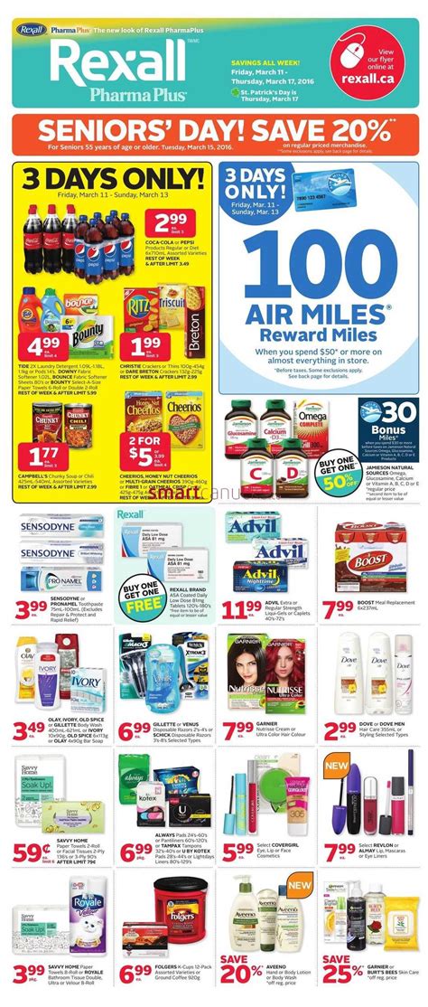 Rexall Pharmaplus On Flyer March 11 To 17
