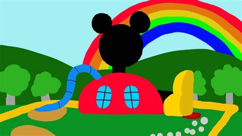 Mickey Mouse Clubhouse Rainbow In Home Page Drawing Disney Junior