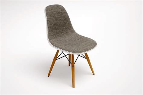Eames Dowel Base Side Chair 3d Model Cgtrader