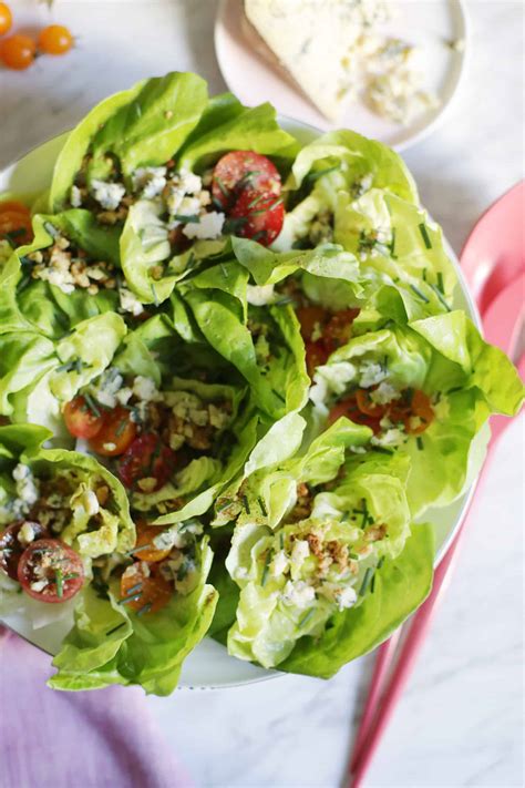 Butter Lettuce Green Salad With Blue Cheese Toasted Breadcrumbs And