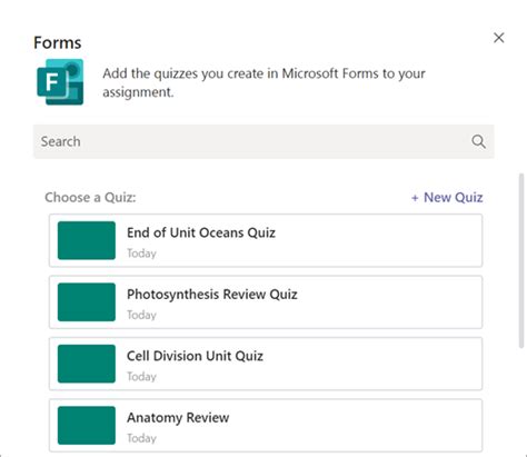 Class Teams Create And Grade Quizzes With Microsoft Forms Idea