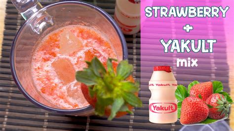 Trending Strawberry Yakult Mixbeat The Summer Heat Youtube