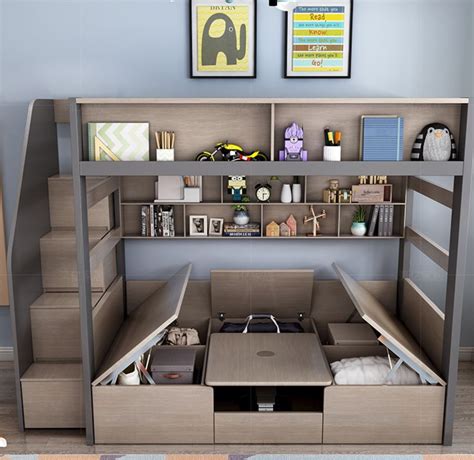 Travis Modern Double Deck Multipurpose Children Bed Urban Mood