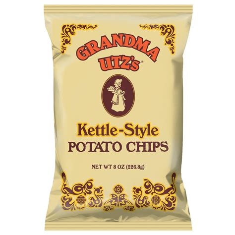 Grandma Utz Kettle Style Potato Chips Regular Utz Quality Foods