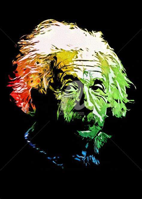 Albert Einstein 1 Digital Arts By Joseph Long Artmajeur