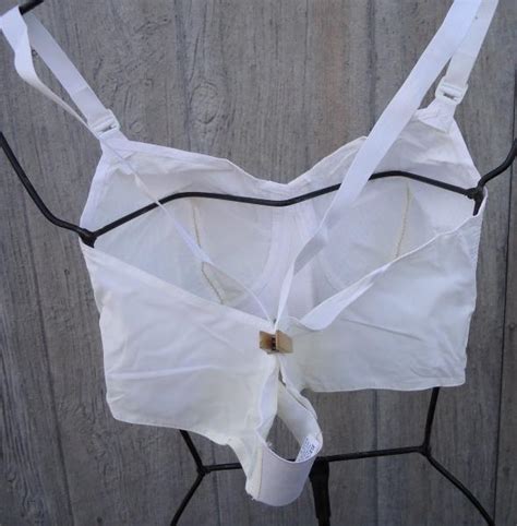 Nos Vtg 60s Circlestitch Bullet Pin Up Cotton Cone Bra 38c Wirefree