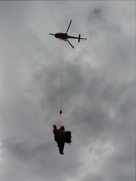 Helicopter Long Line Training Coquitlam Search And Rescue