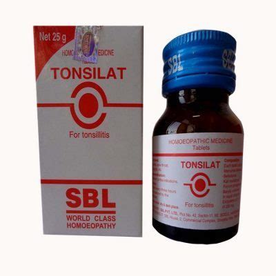 Instead of white spots, there are red patches on the roof of the mouth. SBL Tonsilat Tablets, Homeopathy Medicine For Throat Infection
