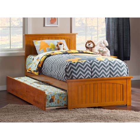 Atlantic Furniture Nantucket Twin Xl Platform Bed With Trundle In