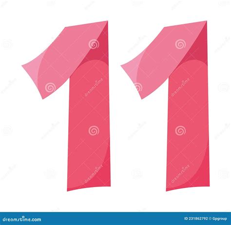 The Number Eleven Royalty Free Stock Photography