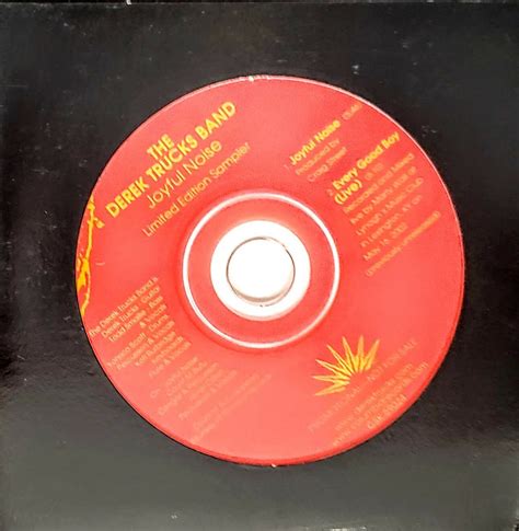 Derek Trucks Band Joyful Noise Cd Sampler New Rare Live Track Ebay