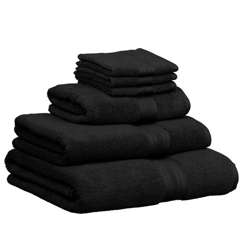 Signature Bath Towel Black Towels Bandm