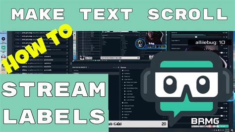 How To Make Stream Labels Text Scroll In Streamlabs Obs Youtube