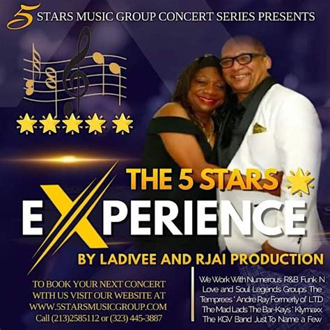 5 Stars Music Group Presents The Love N Soul Legends Show 4637 Dagg Rd