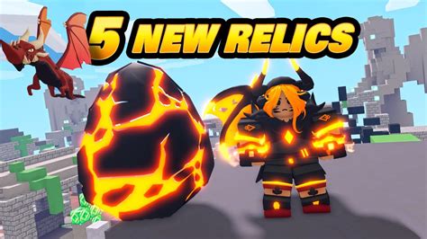 Legendary Dragon In Bedwars All 5 New Relics Youtube