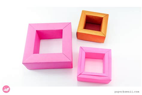 Modular Origami Display Frame Tutorial Paper Kawaii