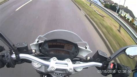 The bike reaches the top speed quite rapidly. 35kw ducati monster 696 acceleration-top speed!! - YouTube