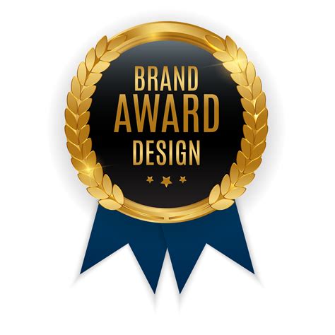 Premium Quality Gold Medal Badge Label Seal Brand Award Design 2442281