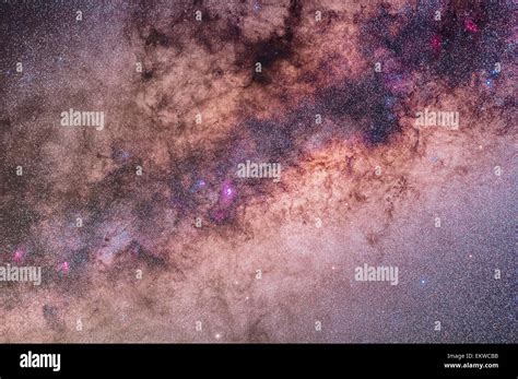 the centre of the galaxy area of the milky way toward sagittarius and scorpius with the