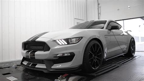 Twin Turbo Ford Mustang Shelby Gt350 Sounds Glorious Dyno Sheet Reads